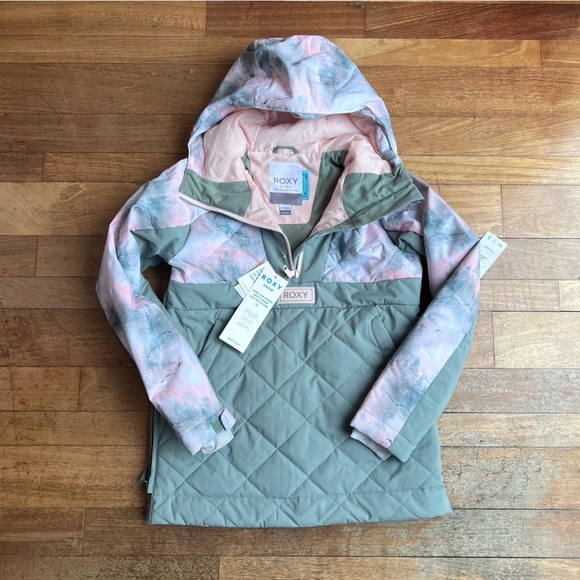 ***NWT***Roxy Pastel Pullover Winter Jacket - Multi Colored - Picture 2 of 7